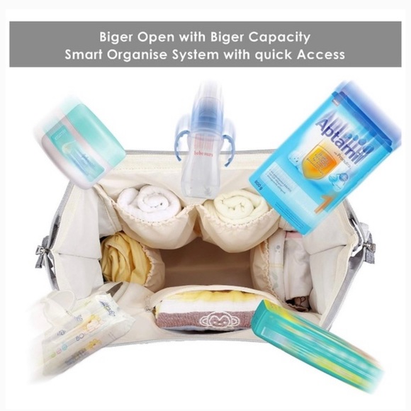 Bamny Diaper Bag Backpack for Mom and Dad - Picture 3 of 12